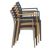 Artemis Resin Outdoor Dining Arm Chair Taupe ISP011-DVR #7