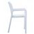 Diva Resin Outdoor Dining Arm Chair White ISP028-WHI #2