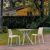 Maya Outdoor Dining Set with 2 Chairs White ISP7003S