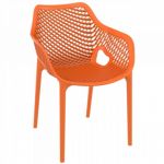 Air XL Outdoor Dining Arm Chair Orange ISP007